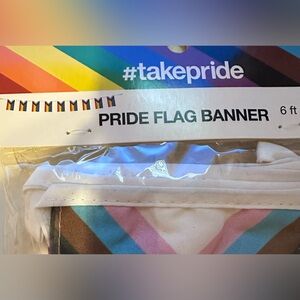 New In Package 6 ft Pride Flag Banner